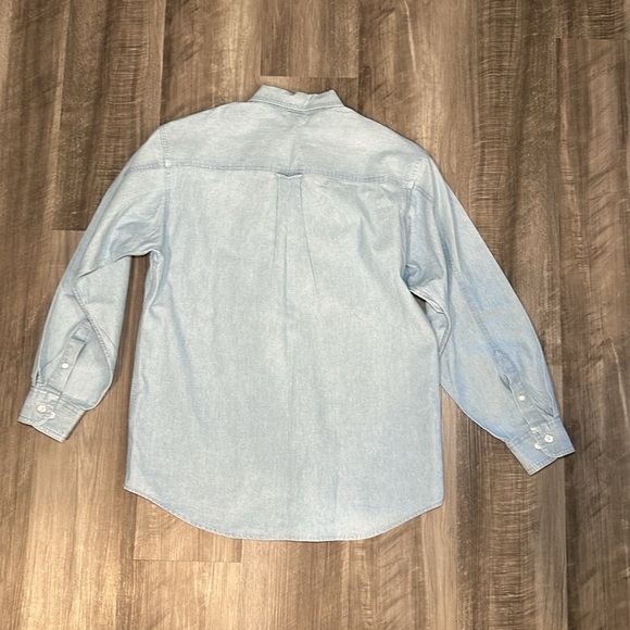 Warner Bros. Studio Store Vintage Denim Long Sleeve Button Down - Small - Picture 3 of 6
